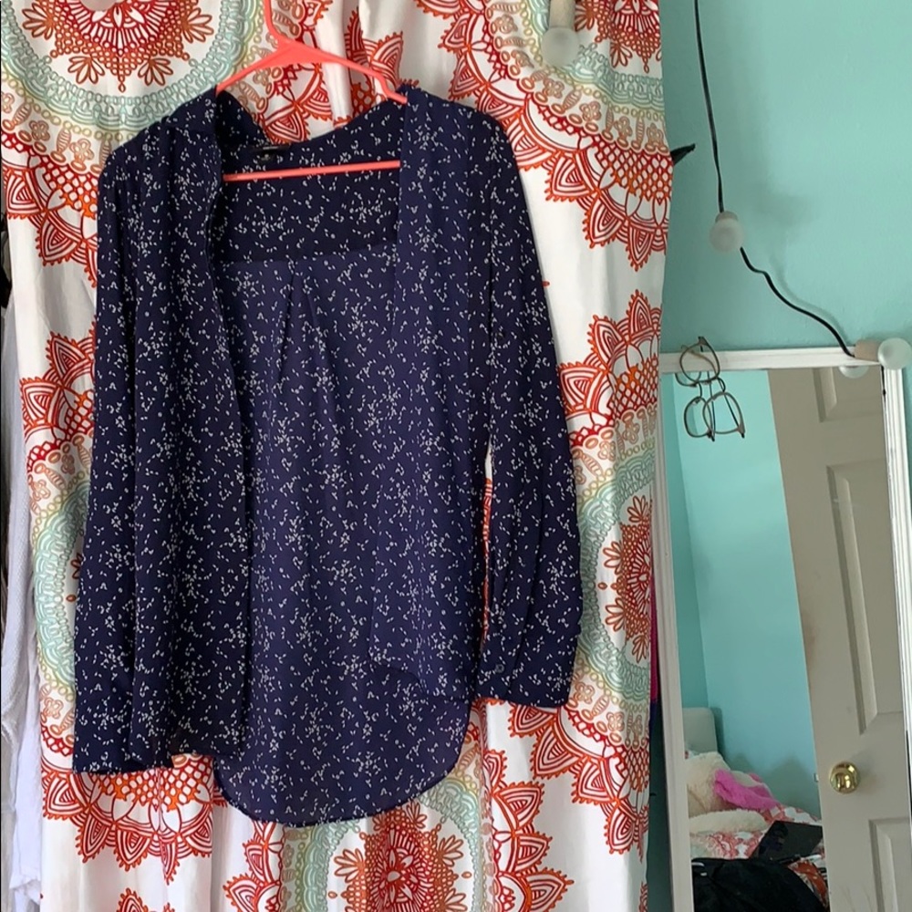Missing long sleeve button up blouse